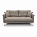 Moderne stoffen bank met kussens